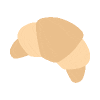 Croissant France Sticker by Omoda