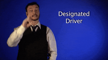 sign language designated driver GIF by Sign with Robert