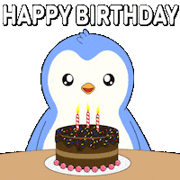 Happy Birthday Sticker by Pudgy Penguins