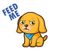 Angry Feed Me Sticker by KingPuppy