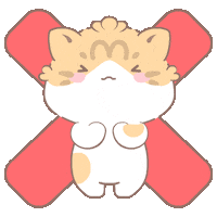 Cat No Sticker