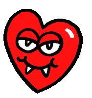 RussellTaysom heart vampire russell taysom Sticker