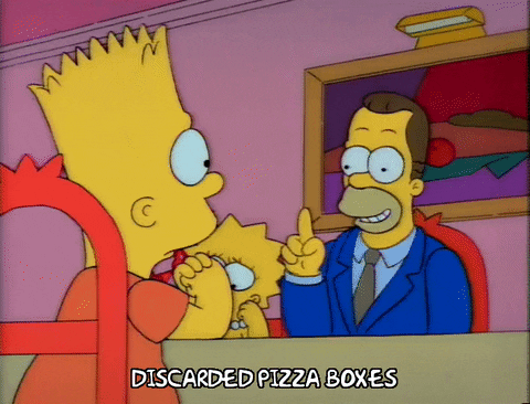 Season 3 Pizza GIF by The Simpsons