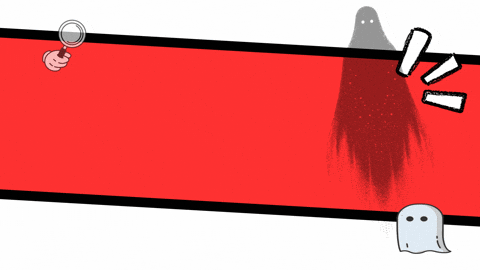 Dark horror animated background