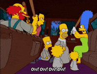 hitting homer simpson GIF