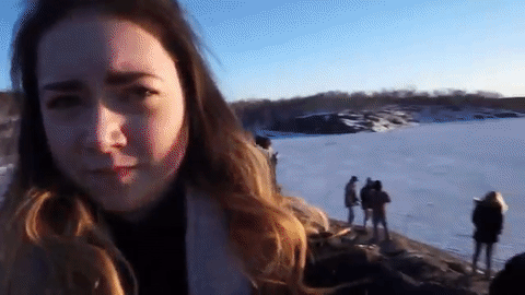 winter campus GIF by Laurentian University