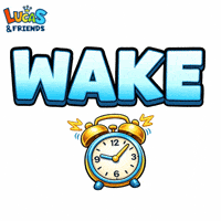 Sleepy Good Morning GIF by Lucas and Friends by RV AppStudios