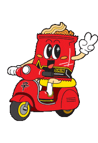 Happy Travel Sticker by Nongshim Global