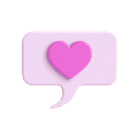 Pink Heart Coracaorosa Sticker