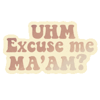 Excuse Me Karen Sticker by Poetic Designers