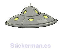Ufo Abduction Sticker