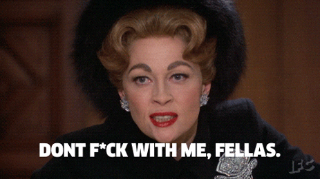 screw you joan crawford GIF by IFC