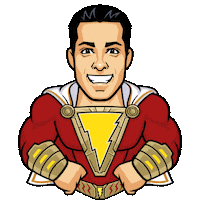 warner bros shazam movie Sticker