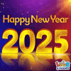 Happy New Year Party Time GIF by Lucas and Friends by RV AppStudios