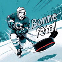 Slap Shot Hockey GIF by TresorsDuMonde.ca