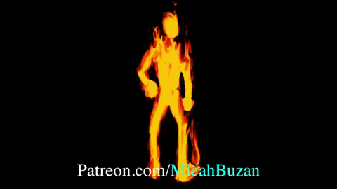 On Fire GIF by Micah Buzan