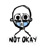 Sad Cry Sticker