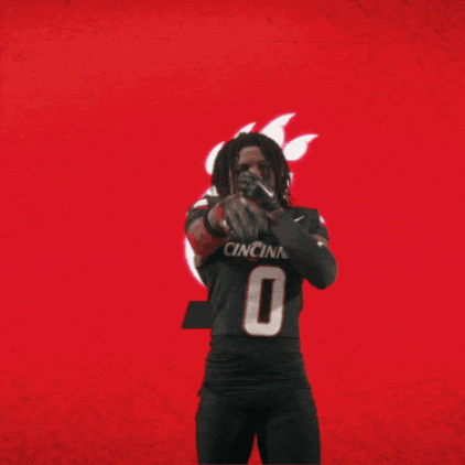Cincinnati Football GIF by Cincinnati Bearcats