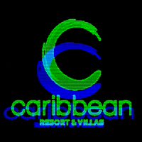 CaribbeanResort glitch beach vacation ocean GIF