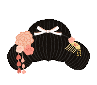 Hair Kimono Sticker