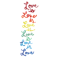 jaimebrambleschell love rainbow pride hearts Sticker