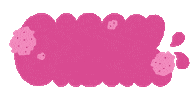 pink throw up Sticker