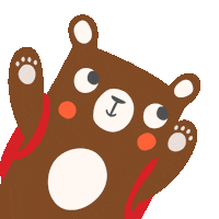 Kids Bear Sticker by DP...AM