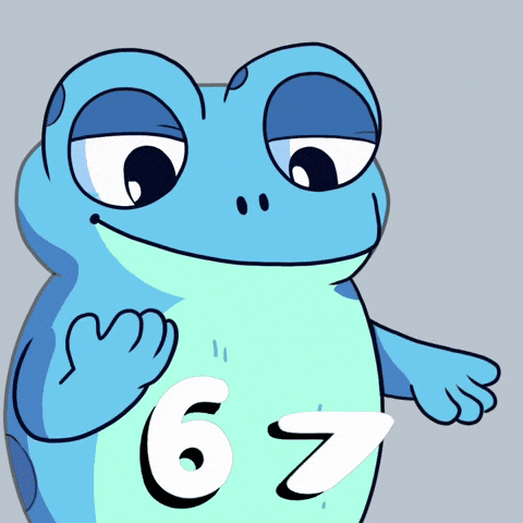 6 7 Blue Frog GIF by Croakey