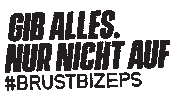 Fitness Nutrition Sticker by BrustBizeps