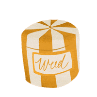 studiowestdesignco green weed west swdc Sticker
