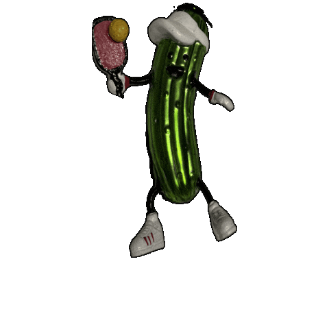 Pickleball Bouncing Sticker