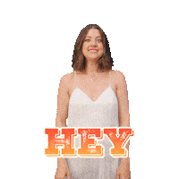 White Dress Hello Sticker by ABC Music