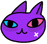Cat Eyes Sticker by Kosko