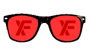 sunglasses flashing Sticker by BoxFit