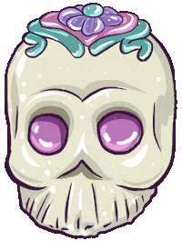 Day Of The Dead Mexico Sticker by BOMBONATOR_WOLPH