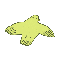 Art Bird Sticker by courtney hassmann