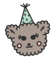 Party Bear Sticker