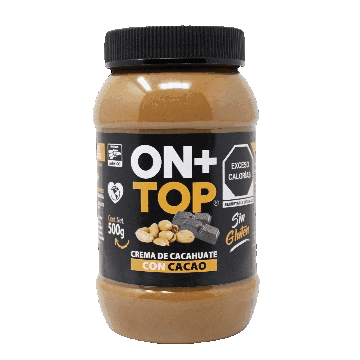 OnTopNutrition giphyupload peanut peanut butter ontop Sticker
