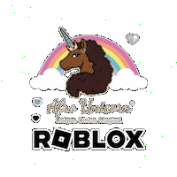 Rainbow Sticker by Afro Unicorn