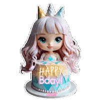 Nissart love party girl rainbow Sticker
