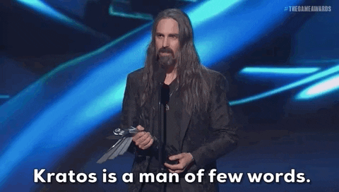 Kratos Is A Man Of Few Words GIF by The Game Awards