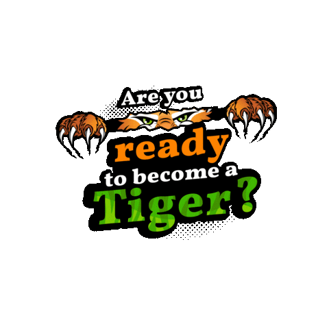 ans_tigers giphygifmaker tigers ans become a tiger Sticker