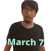 March 7Th Sticker