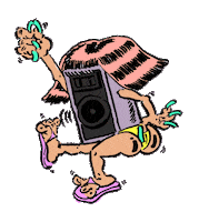 Fools Gold Dance Sticker by Fool's Gold Records