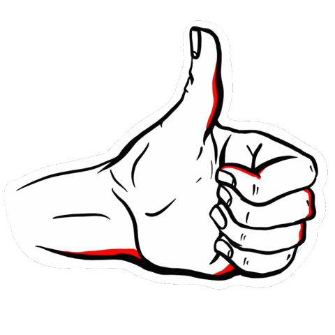 Hands Fingers Sticker