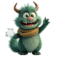 Cute Monster Sticker