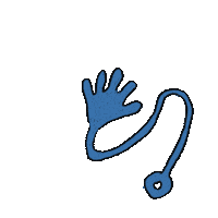 Hand Hello Sticker