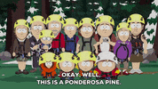 eric cartman trees GIF by South Park 