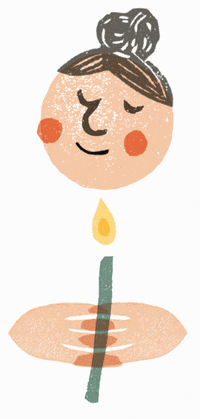 SalutStefanie light thinking of you light a candle kaars GIF