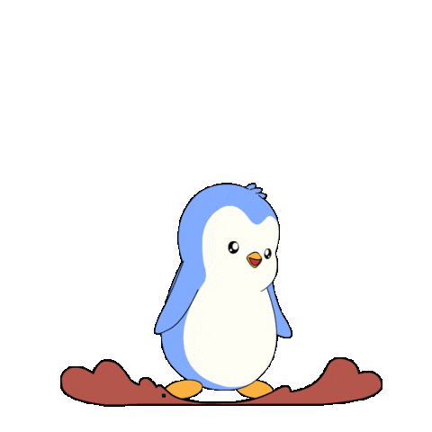 Excited Lets Go Sticker by Pudgy Penguins